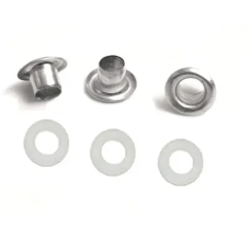 Люверс 6 мм Нержавіючий Нікель №4 100 шт