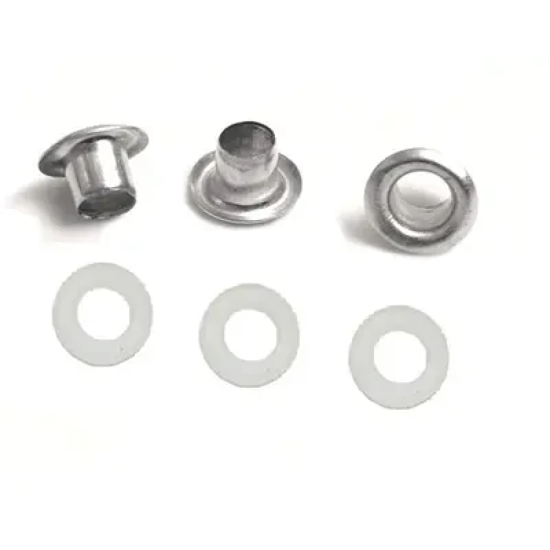 Люверс 6 мм Нержавіючий Нікель №4 1000 шт Люверс 6 мм Нержавіючий Нікель №4 1000 шт