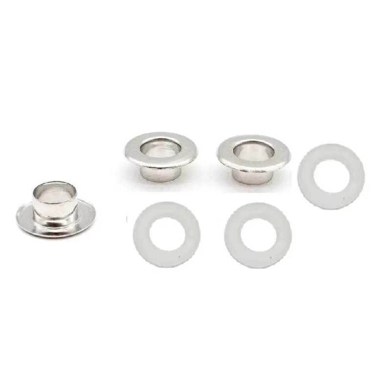 Люверс 8 мм Нержавіючий Нікель №5 100 шт Люверс 8 мм Нержавіючий Нікель №5 100 шт