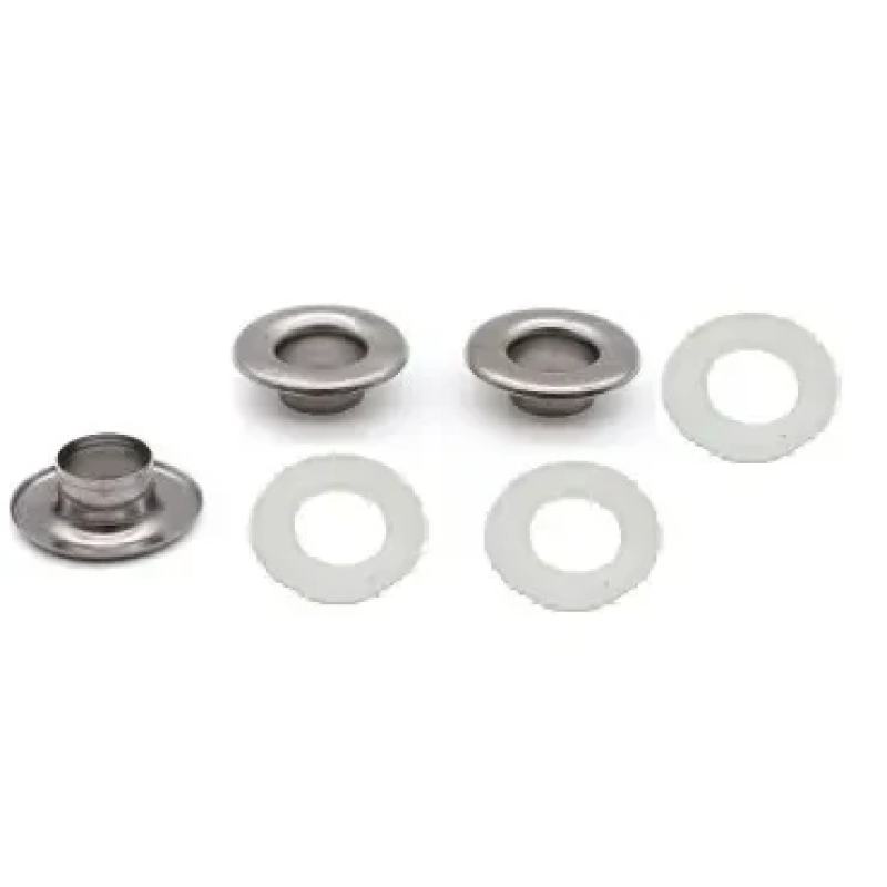 Люверс 8 мм Нержавіючий Темний Нікель №5 100 шт Люверс 8 мм Нержавіючий Темний Нікель №5 100 шт